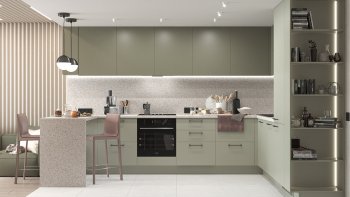 Тренды и новые цвета в дизайне современных кухонь в 2023 году в Кудряшовском - kudryashovskij.mebel54.com | фото