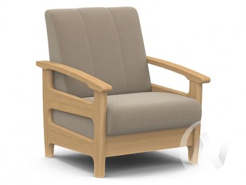 Кресло для отдыха Омега (бук лак/CATANIA LATTE) в Кудряшовском - kudryashovskij.mebel54.com | фото
